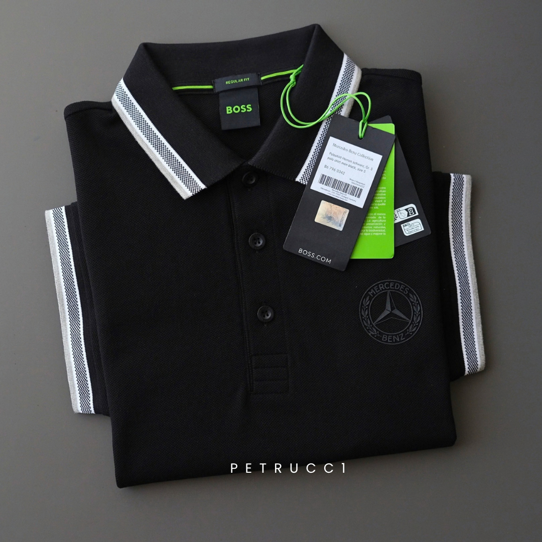 BOSS POLO Shirt Original Branded Cowo Pria Kaos Berkerah B67960342