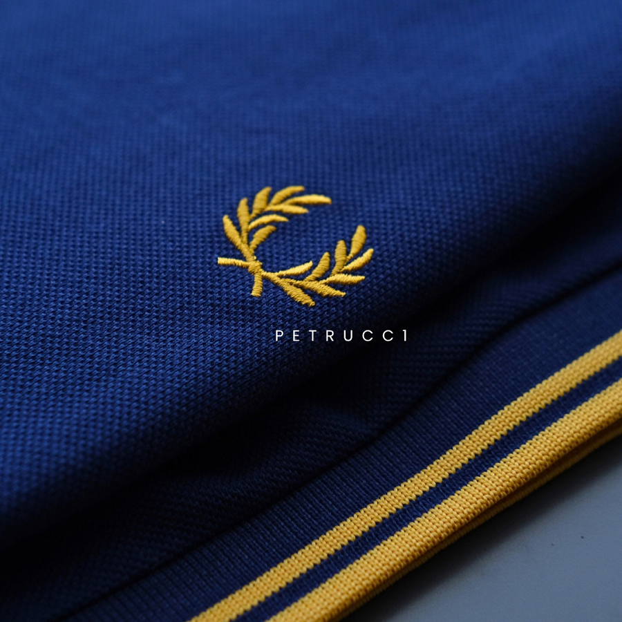 Fred Perry Cowo Kaos Cotton Pique Polo Shirt Original Pria M3600/R76