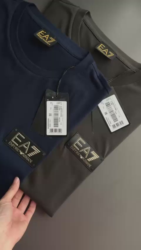 EMPORIO ARMANI EA7 Gold Label Short Sleeve T Shirt  3RPT19 PJM9Z