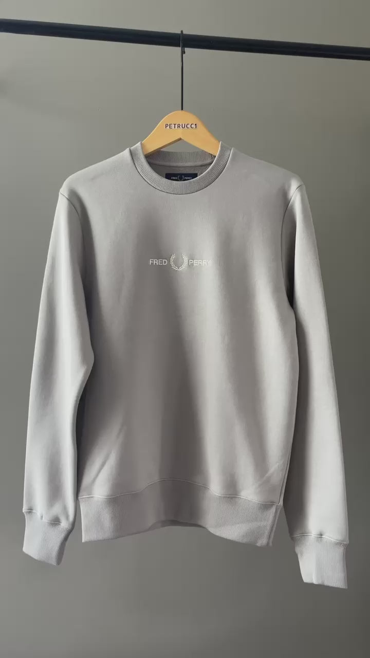 Fred Perry Embroidered Sweatshirt Sweater M4727/181