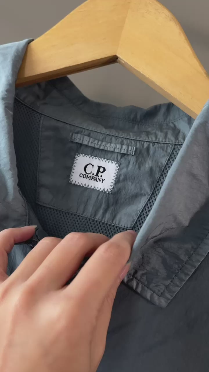 CP Company Chrome R Full Zip Overshirt 18CMOS095A