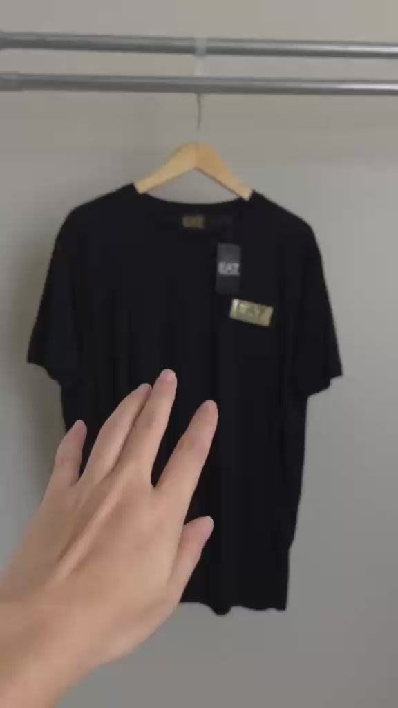 Emporio Armani EA7 T Shirt logo Tee man men kaos 3DPT07