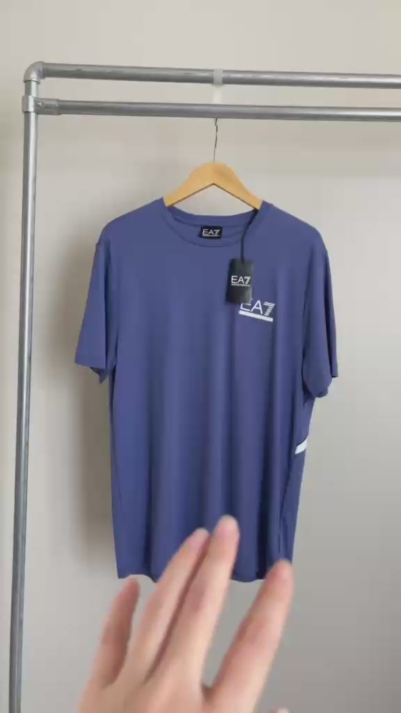 Emporio Armani EA7 T Shirt logo Tee man men kaos 3DPT27