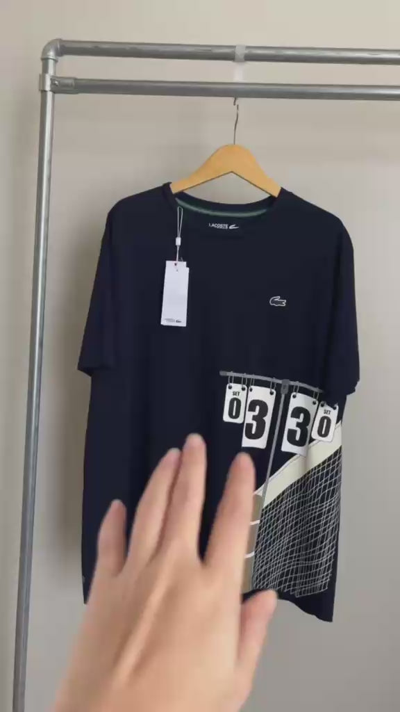 LACOSTE T Shirt Tee Kaos Pria Cowo TH4758