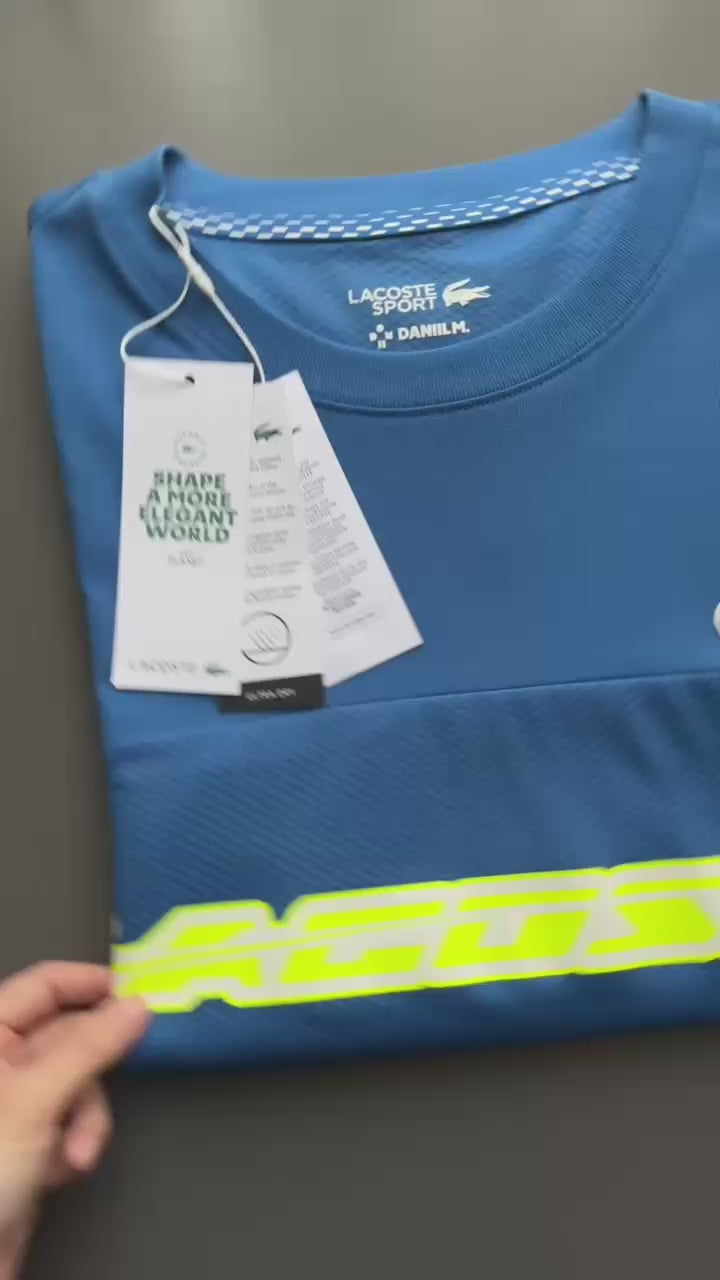 LACOSTE SPORT X DANIIL MEDVEDEV SOFT JERSEY T SHIRT TH5197