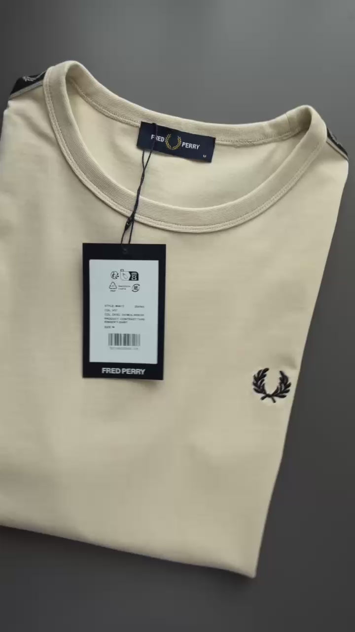 Fred Perry Contrast Tape Ringer T Shirt M4613/V57