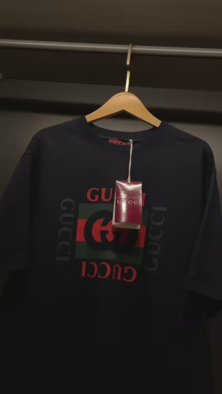 GUCCI Printed Cotton Jersey T Shirt ‎784361 XJGKA 4735