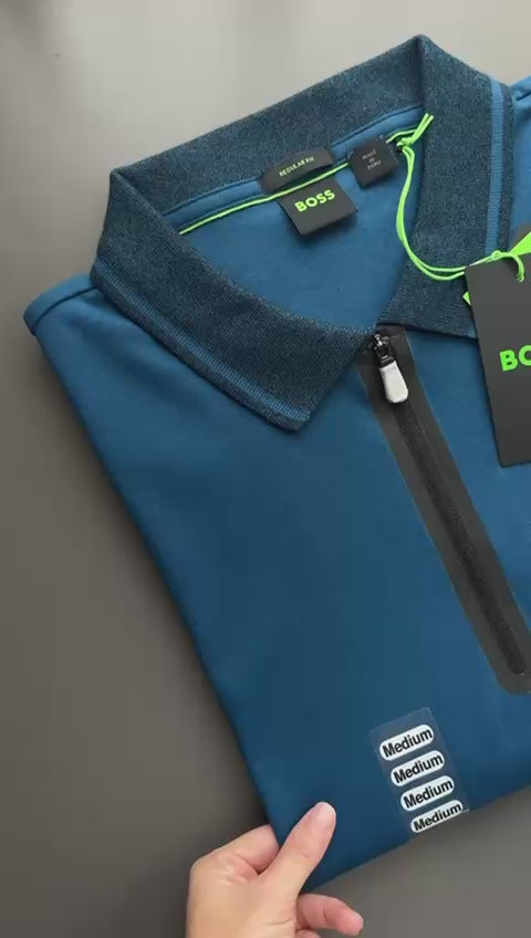 BOSS Zip Polo Shirt 50560661