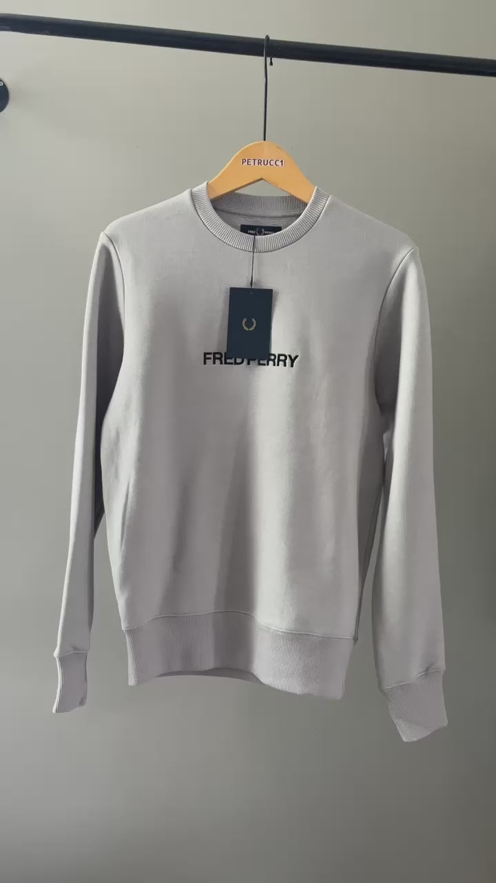 Fred Perry Embroidered Sweatshirt Sweater SM3135/R28