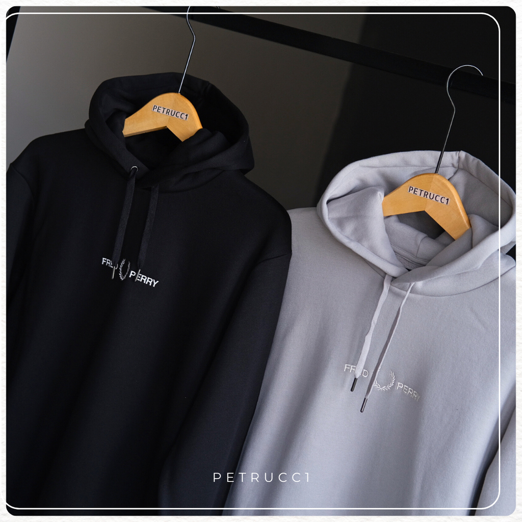 Fred Perry Embroidered Hooded Sweatshirt M4728/181