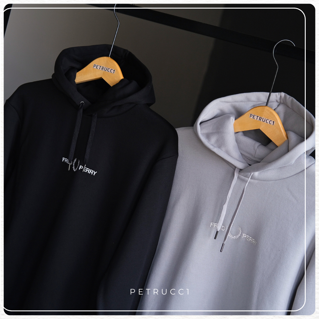 Fred Perry Embroidered Hooded Sweatshirt M4728/181