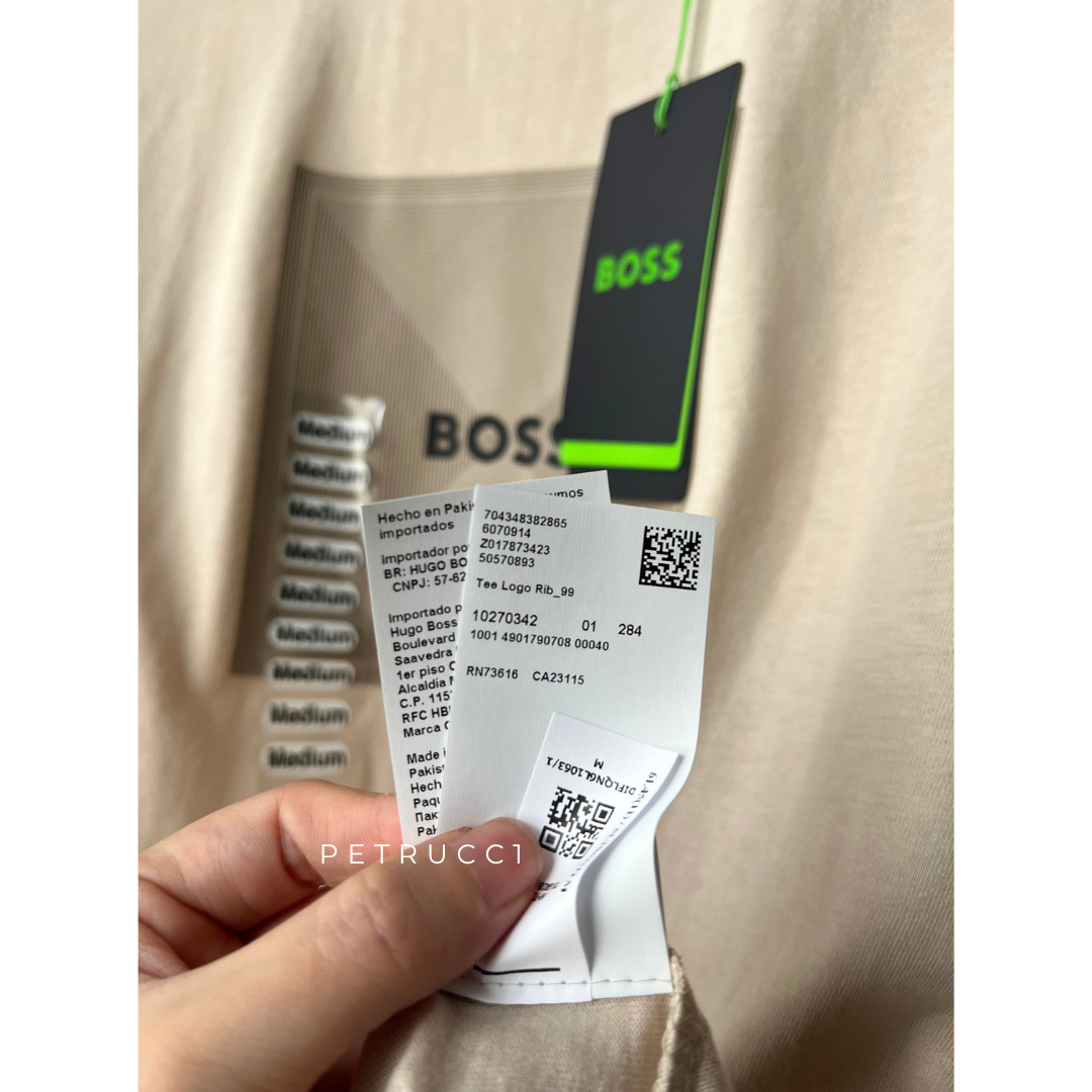BOSS TEE LOGO RIB 99 50538096