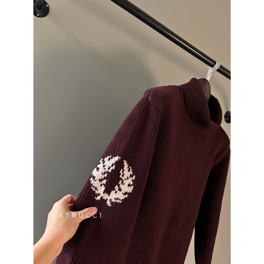 Fred Perry Laurel Wreath Roll Neck Jumper Sweater K4561/597