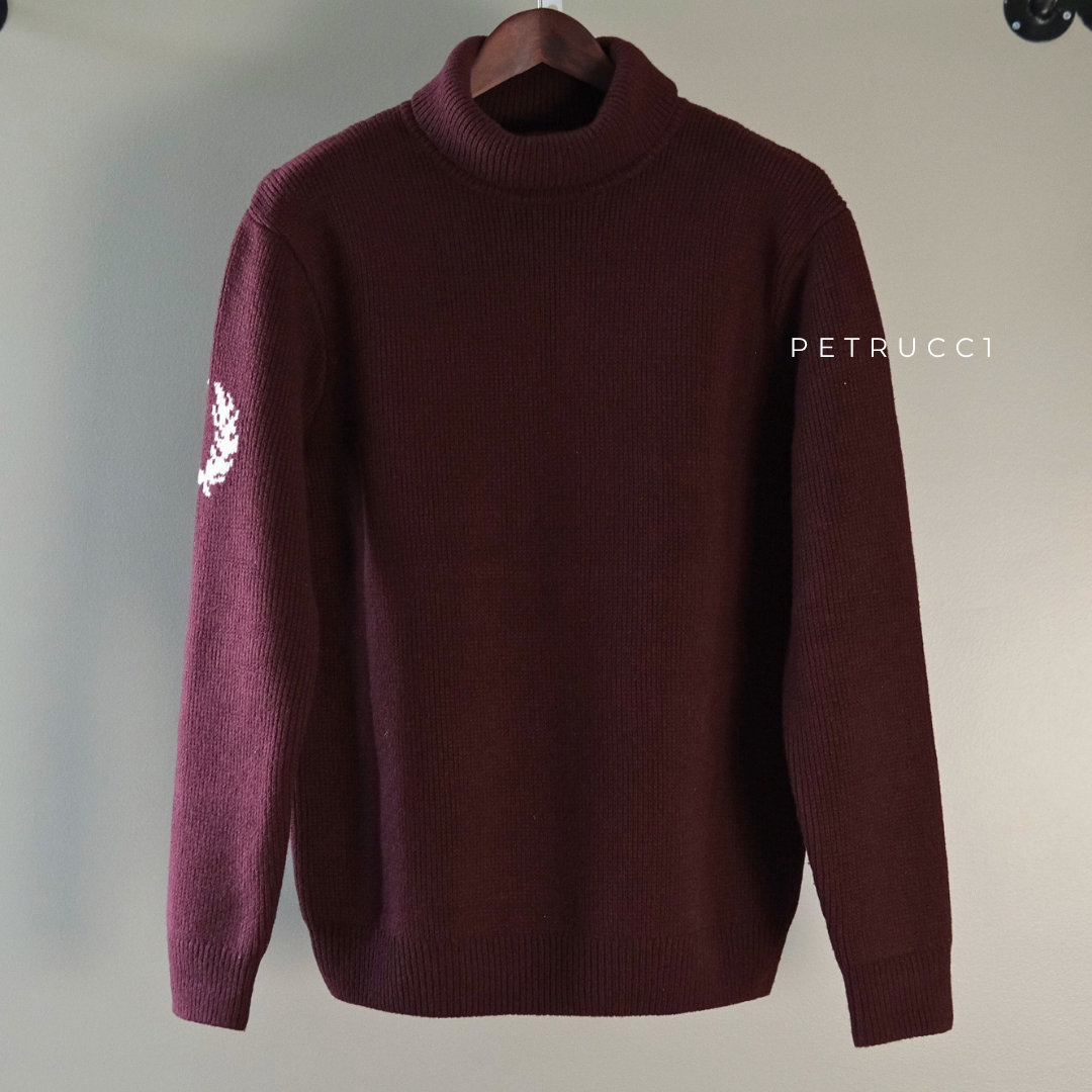 Fred Perry Laurel Wreath Roll Neck Jumper Sweater K4561/597