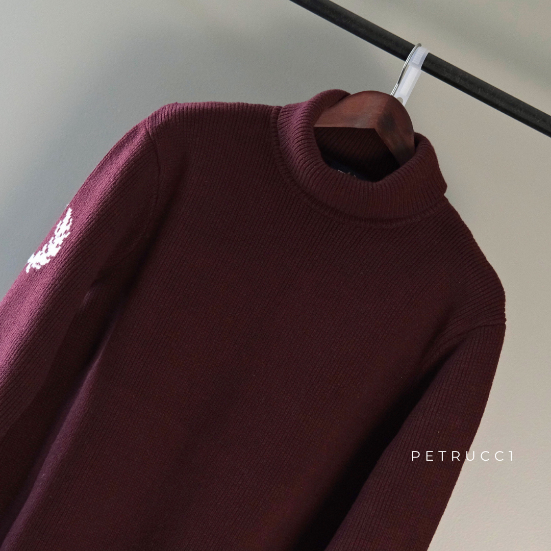 Fred Perry Laurel Wreath Roll Neck Jumper Sweater K4561/597