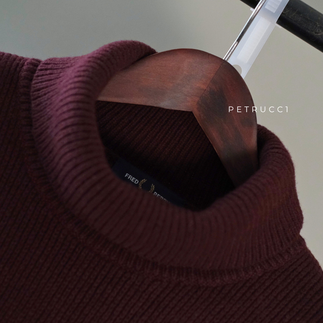 Fred Perry Laurel Wreath Roll Neck Jumper Sweater K4561/597