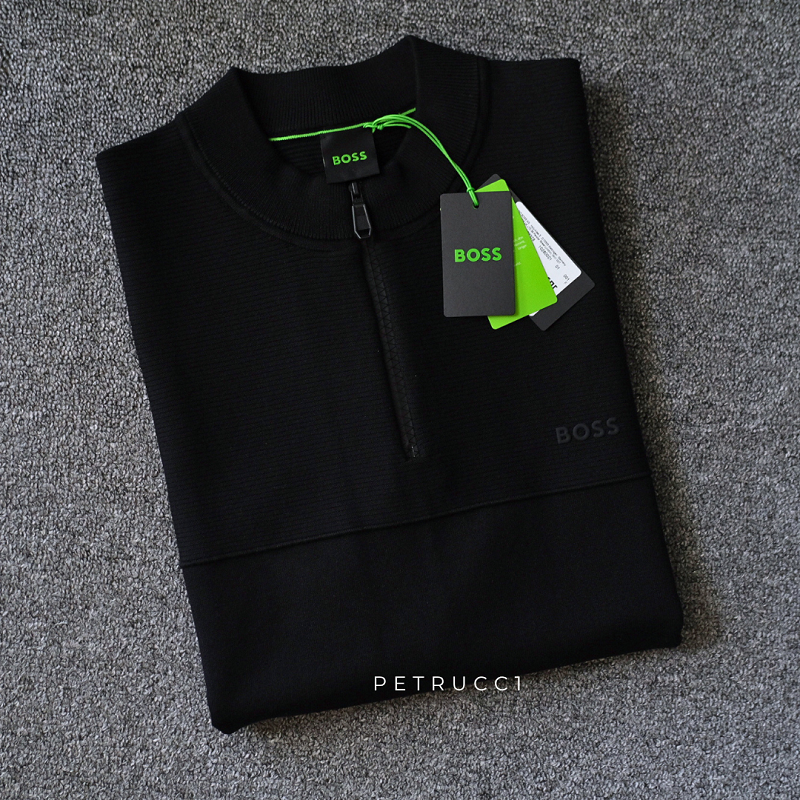 BOSS Zip neck sweater 50563378