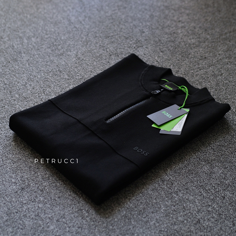 BOSS Zip neck sweater 50563378