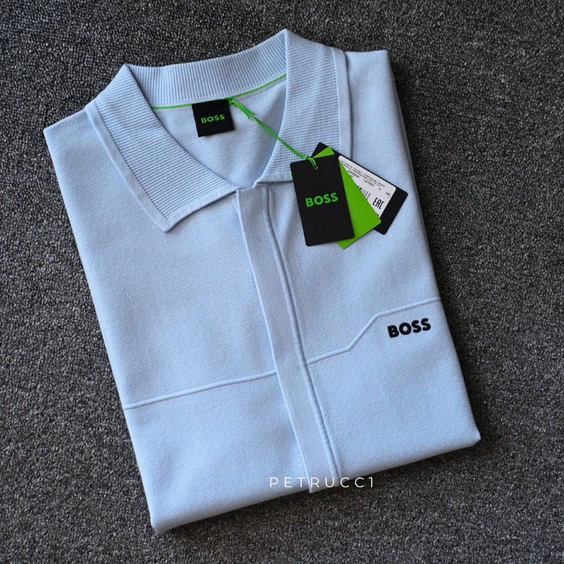 BOSS KN_Terrace ST Knitted Golf Polo Shirt 50558348