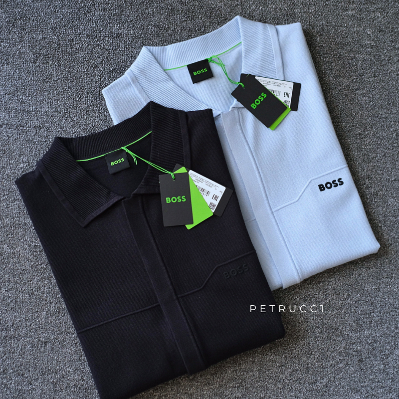 BOSS KN_Terrace ST Knitted Golf Polo Shirt 50558348