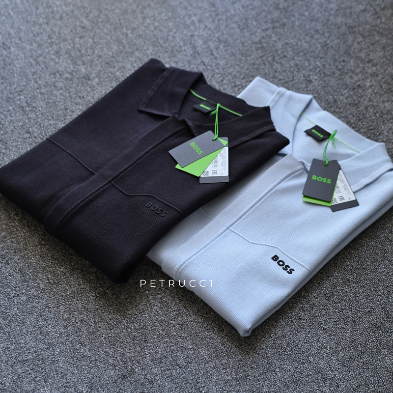BOSS KN_Terrace ST Knitted Golf Polo Shirt 50558348