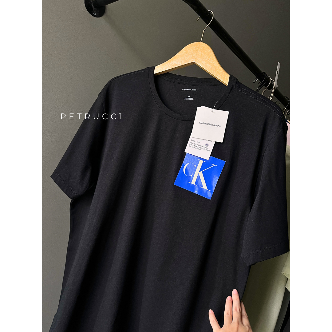 CALVIN KLEIN Monogram Logo Box Graphic Classic T Shirt  4RB837G