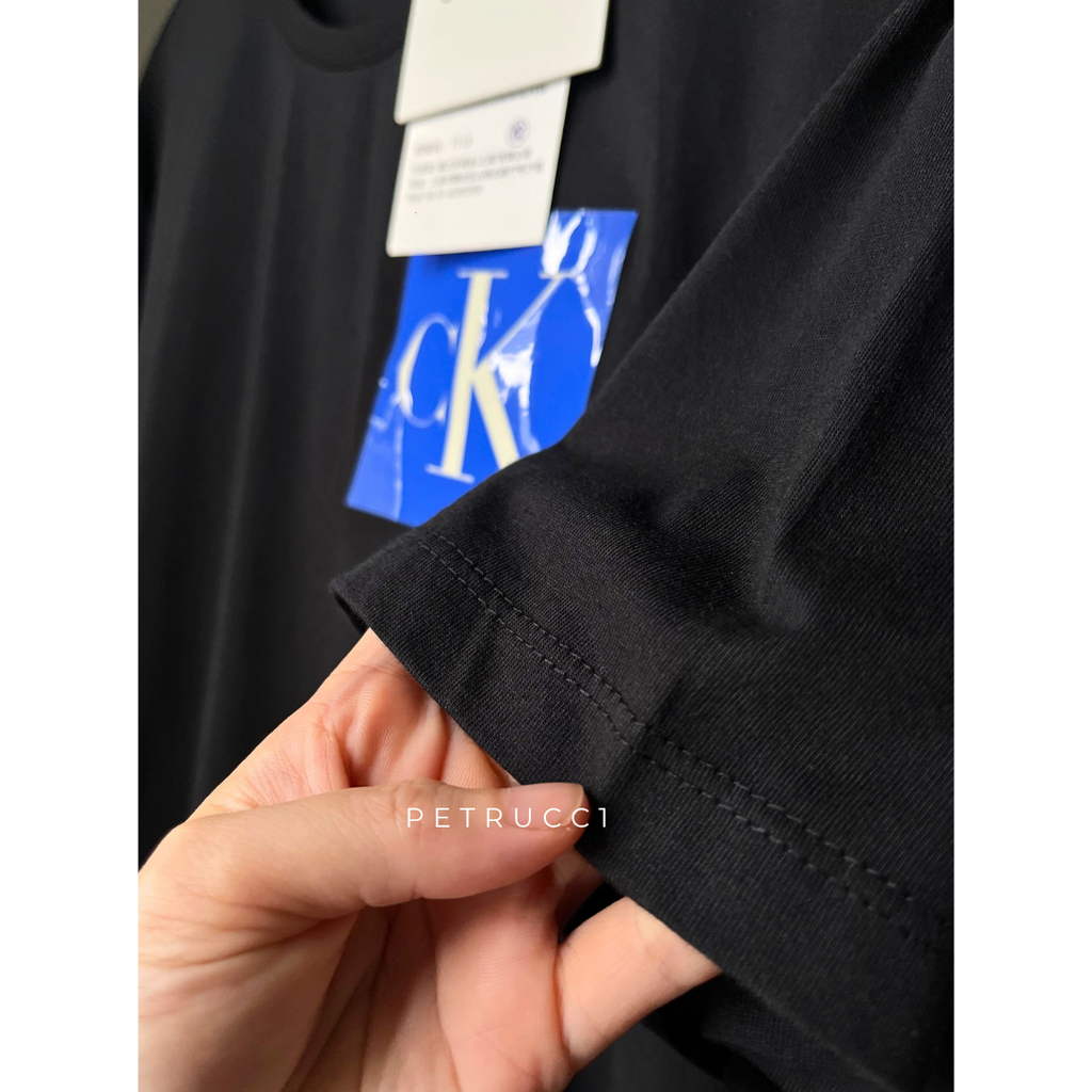 CALVIN KLEIN Monogram Logo Box Graphic Classic T Shirt  4RB837G