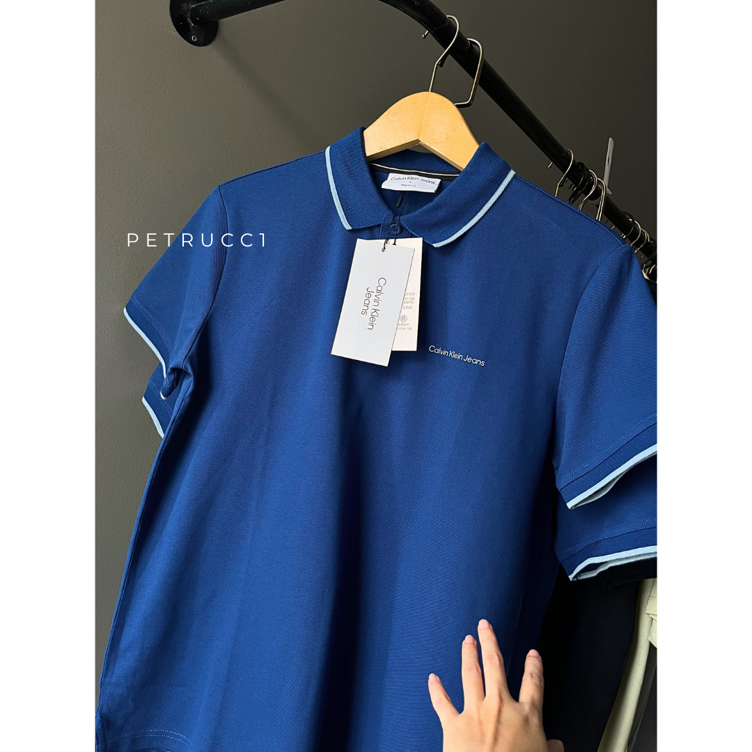 Calvin Klein Trimmed Lapel Polo Shirt J319183