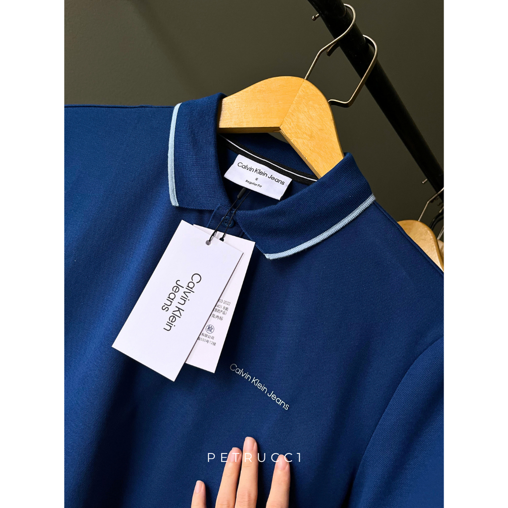 Calvin Klein Trimmed Lapel Polo Shirt J319183