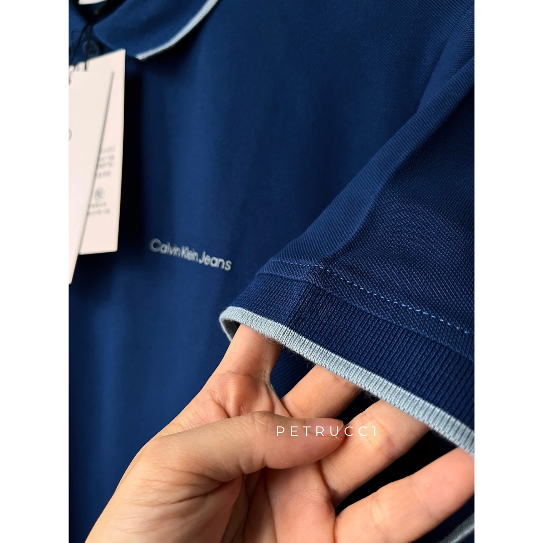 Calvin Klein Trimmed Lapel Polo Shirt J319183