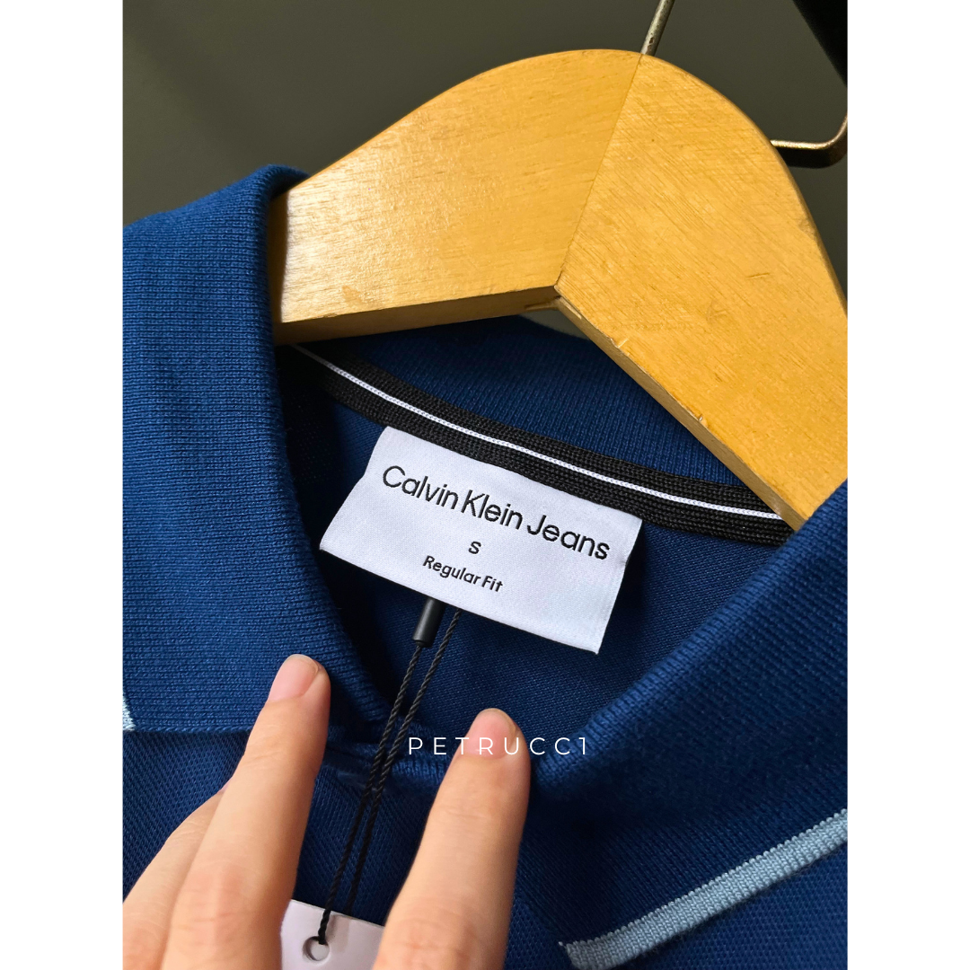 Calvin Klein Trimmed Lapel Polo Shirt J319183