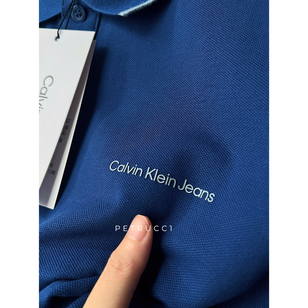 Calvin Klein Trimmed Lapel Polo Shirt J319183