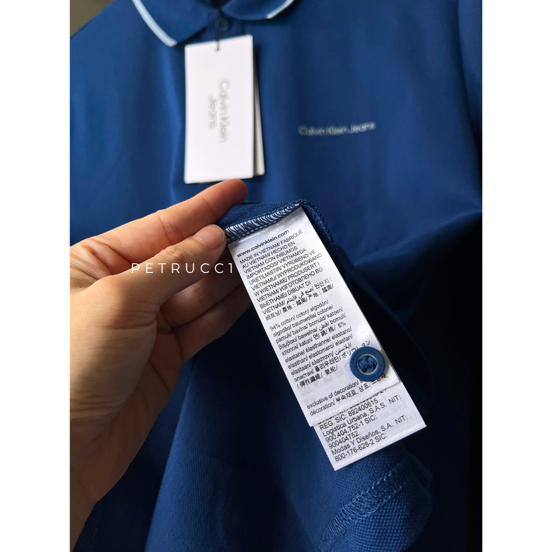 Calvin Klein Trimmed Lapel Polo Shirt J319183