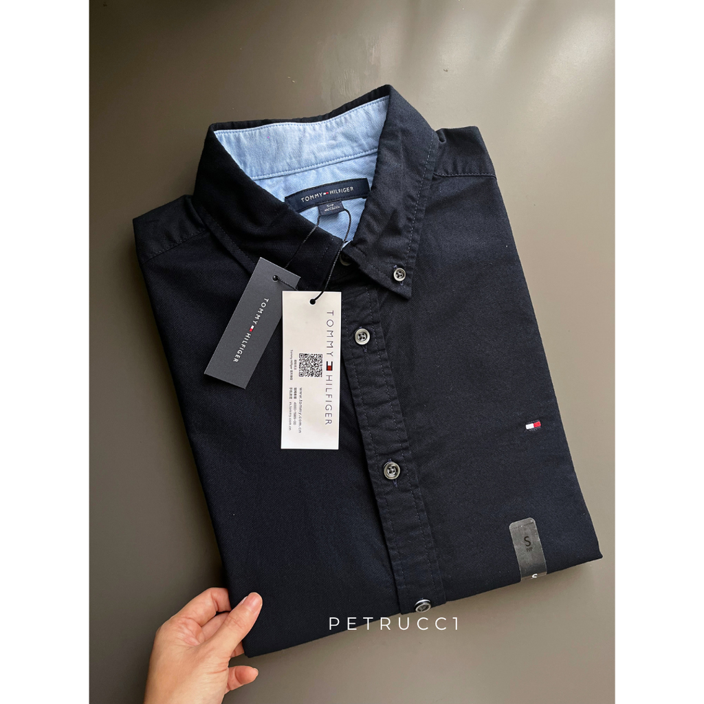TOMMY HILFIGER Regular Fit Solid Stretch Shirt 78J3903