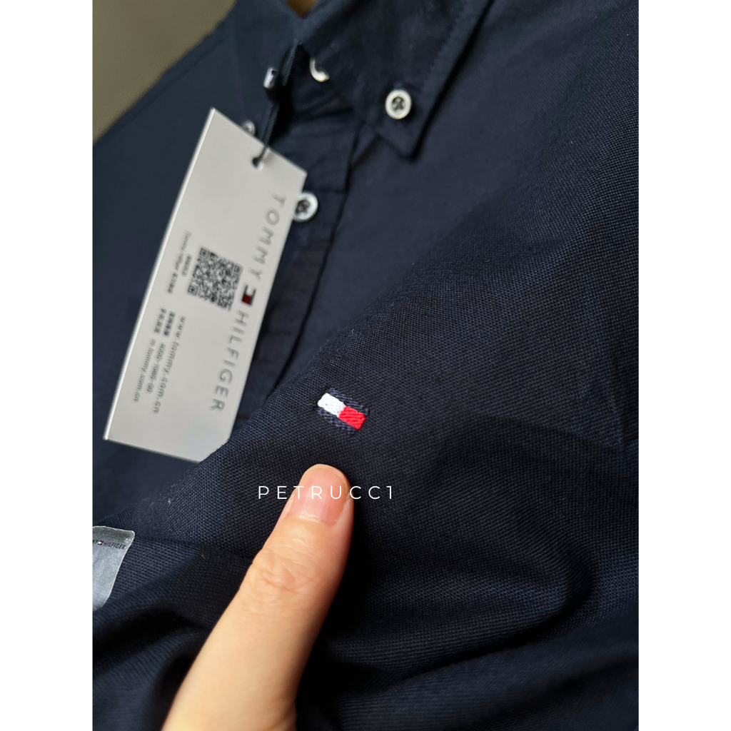 TOMMY HILFIGER Regular Fit Solid Stretch Shirt 78J3903