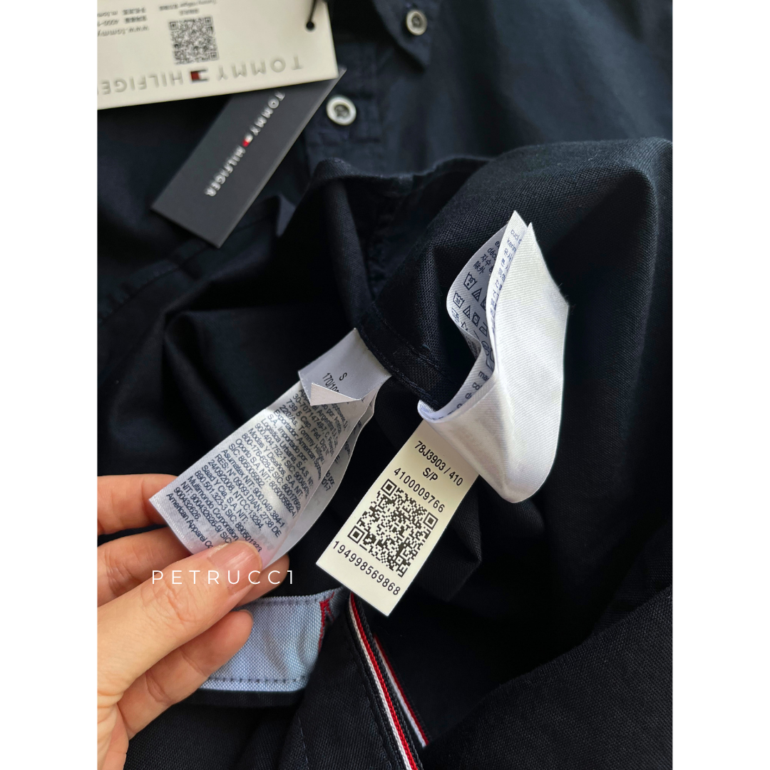 TOMMY HILFIGER Regular Fit Solid Stretch Shirt 78J3903