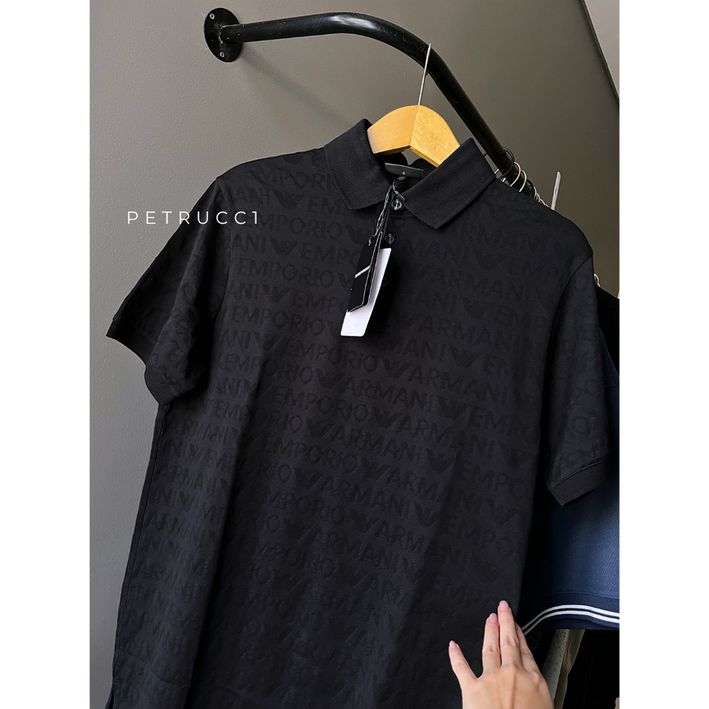 EMPORIO ARMANI EA7 Jacquard Polo Collar  3D1FM8