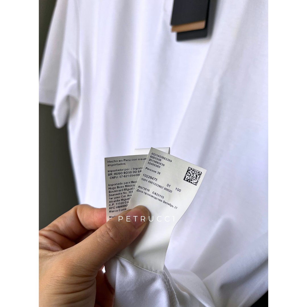 BOSS Slim-fit polo shirt in cotton with striped collar Penrose 38 50469360