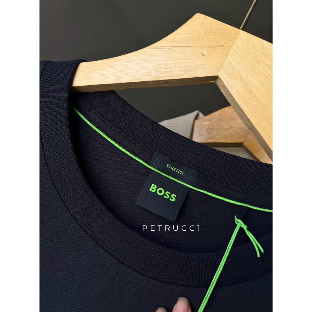 BOSS Stretch-cotton T-shirt with large logo Tee TL Logo 50535170